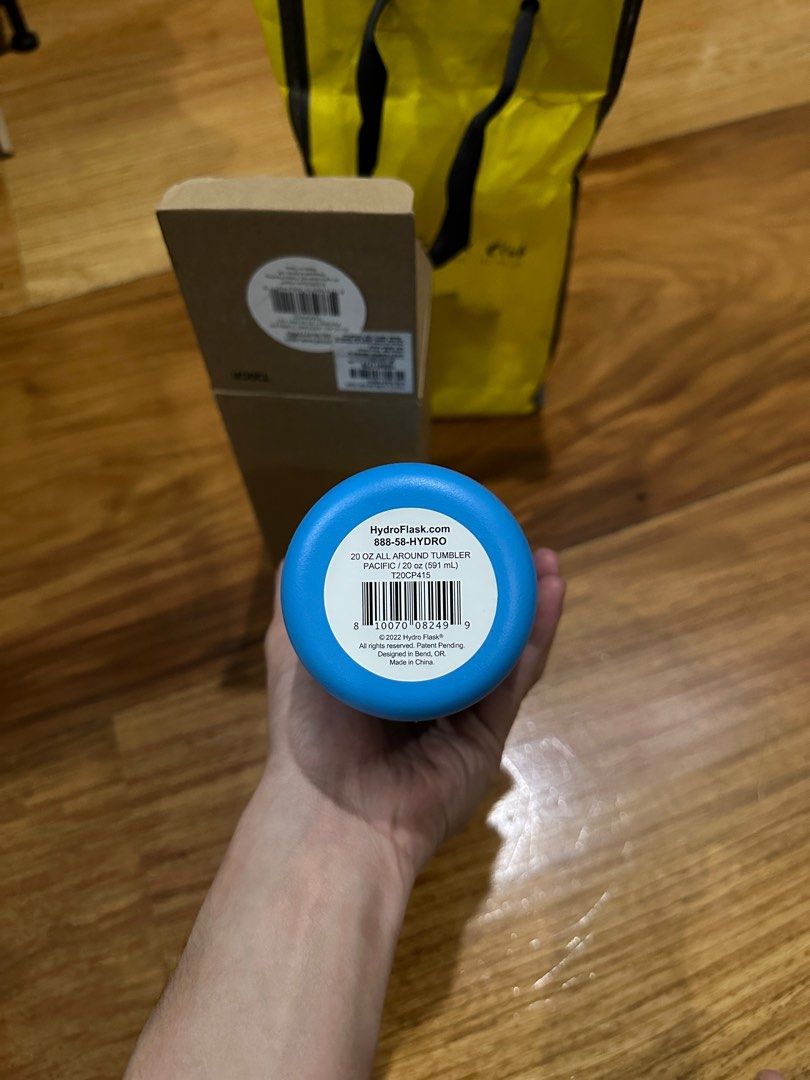 Hydro Flask All Around Tumbler 20oz (Pacific) (Category: Water Bottles & Tumblers) located in Pasig City. Submitted by dey2x (Listing ID 1347438921, Image 3). Description: FOR SALE: Hydro Flask All Around Tumbler 20oz (Pacific) -Brand New -Location: Pasig/Katipunan area -Meet ups can be arranged -Delivery via Grab Express/Lalamove (c/o Buyer).