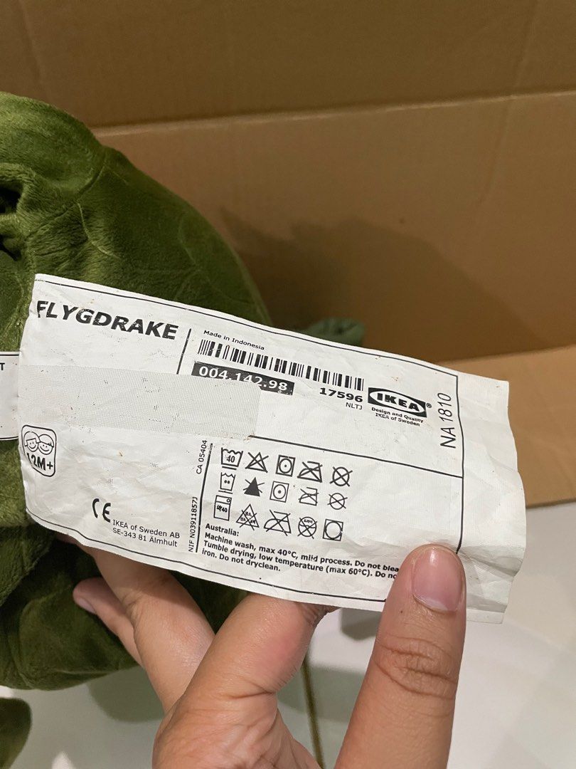 IKEA Dragon 22” FLYGDRAKE Heart Stuffed Animal Plush (Category: Plushies & Soft Toys) located in Angeles City. Submitted by _camslair (Listing ID 1347454874, Image 2). Description: .