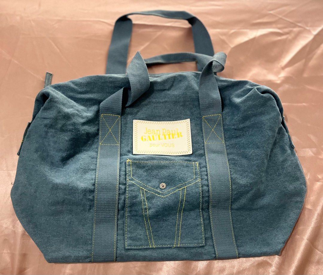 Jean Paul Gaultier Denim Duffle Bag (Category: Shoulder Bags) located in Pasig City. Submitted by abiou22 (Listing ID 1347319627, Image 2). Description: .