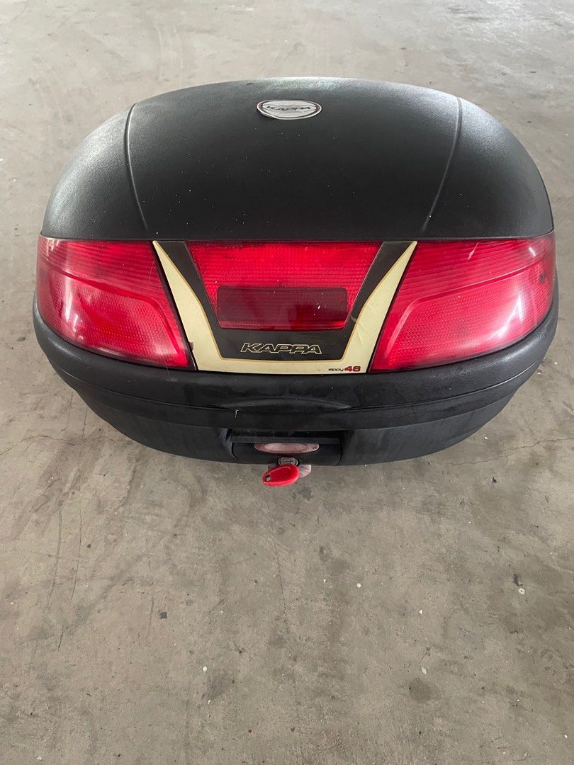 Kappa E46 (Category: Motorcycle Accessories) located in Singapore. Submitted by griso (Listing ID 1347469308, Image 1). Description: Good and original condition with baseplate . Interested please call 97713161 . Thanks .