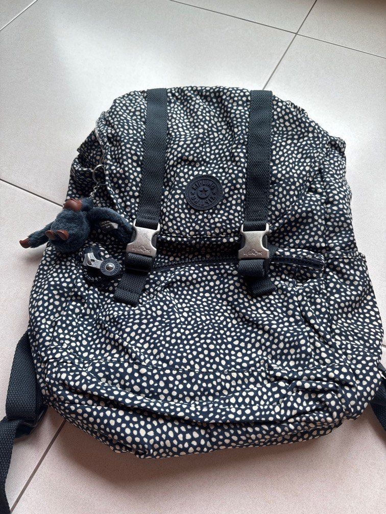 Kipling Backpack (Category: Backpacks) located in Singapore. Submitted by new_bts21 (Listing ID 1347335095, Image 1). Description: Lightly used. Bought it but only used a few times. Clearing bag wardrobe. Retail price over $180+. Can store 13”-15” laptop. Size: ht35 x W40 x base width 14cm Good as a school bag or carryall work bag..