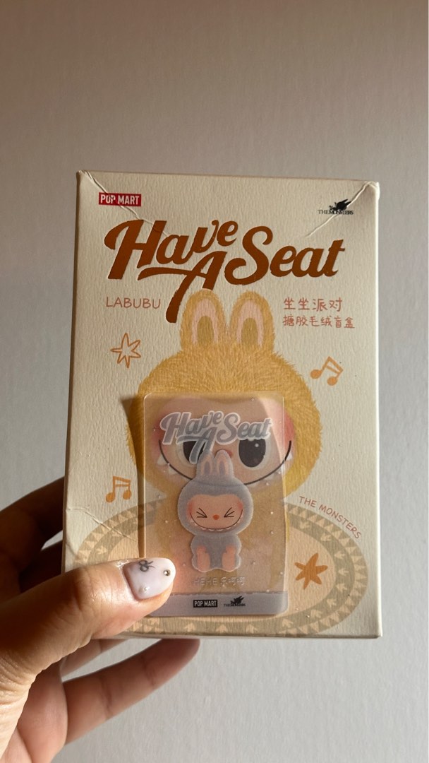 Labubu Version 1 Hehe Color Blue, Hobbies & Toys, Toys & Games on Carousell