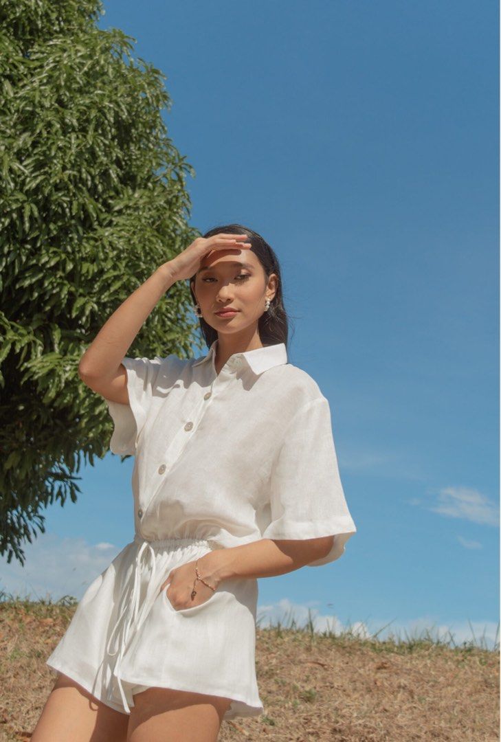 Laya Jumpsuit / Nieves in ECRU (Category: Jumpsuits) located in Manila. Submitted by iragee (Listing ID 1347408483, Image 1). Description: Bought for ₱2,700.