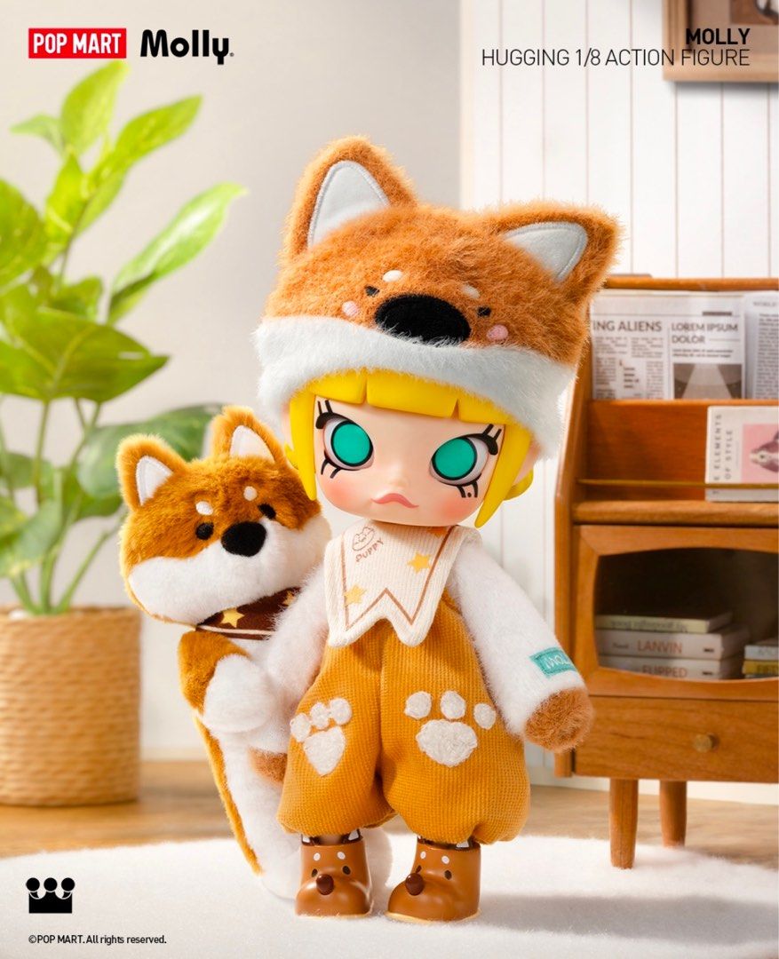 ぬいぐるみ MOLLY Hugging 1/8 Action Figure MOLLY Hugging 1/8 Action Figure - POP MART (Canada)
