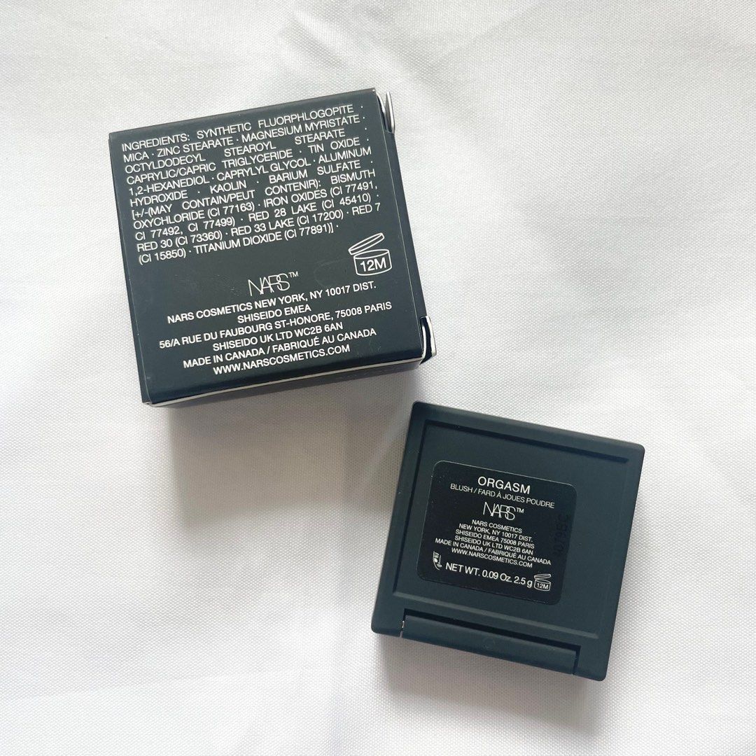 Nars orgasm powder cheek blush palette 2.5g (Category: Makeup) located in Pasig City. Submitted by vanityboutique (Listing ID 1347301227, Image 2). Description: Brand new and authentic Selling low and affordable 2.5g boxed .