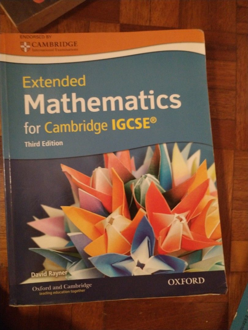 Oxford Extended Mathematics fot Cambridge IGCSE, Hobbies & Toys, Books ...