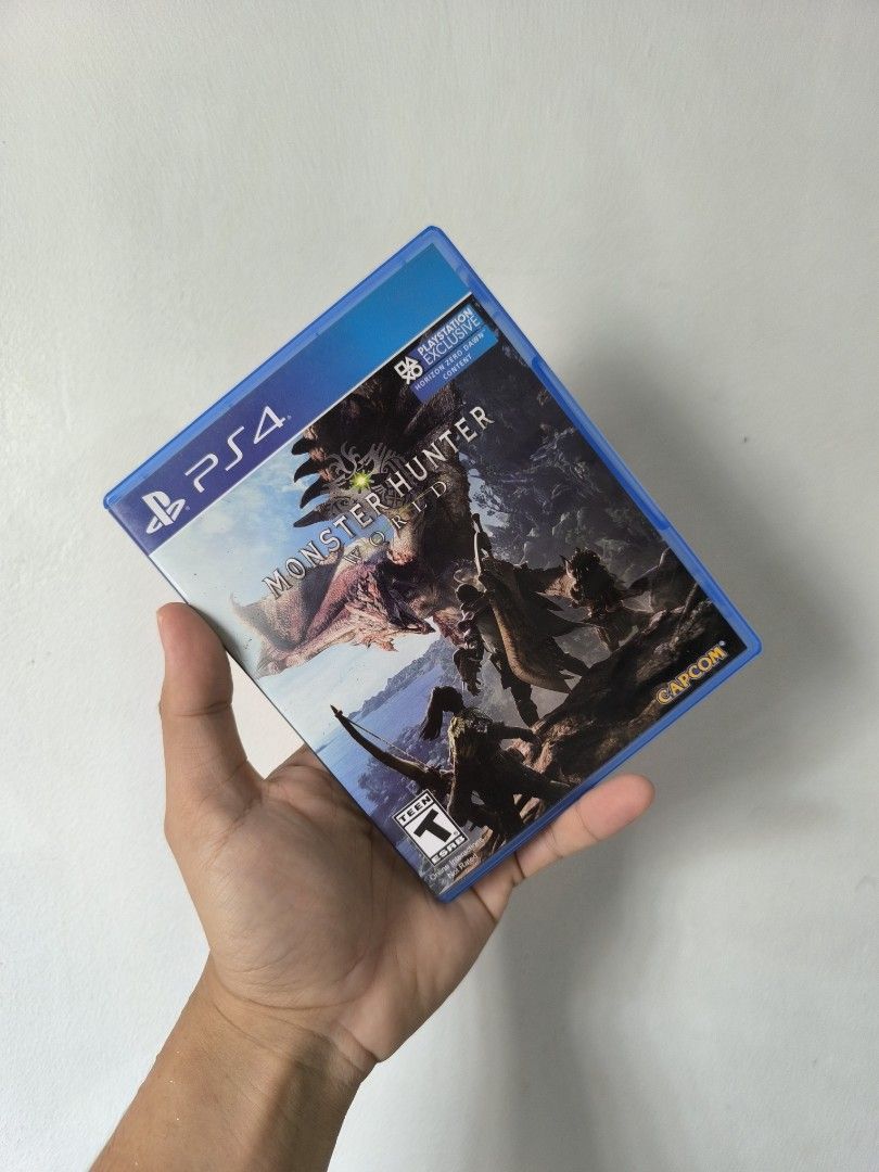 PS4: MONSTER HUNTER WORLD / USED (Category: PlayStation) located in Manila. Submitted by mikkolosg20176 (Listing ID 1347281294, Image 1). Description: FOR SALE USED PS4 GAMES Price Range: 600 Comment or PM lang po Can do Lalamove or Pick Up Gcash or COD Payment Same day delivery! Pin Location: Amelia Residence Taguig Thanks Admin 💕.