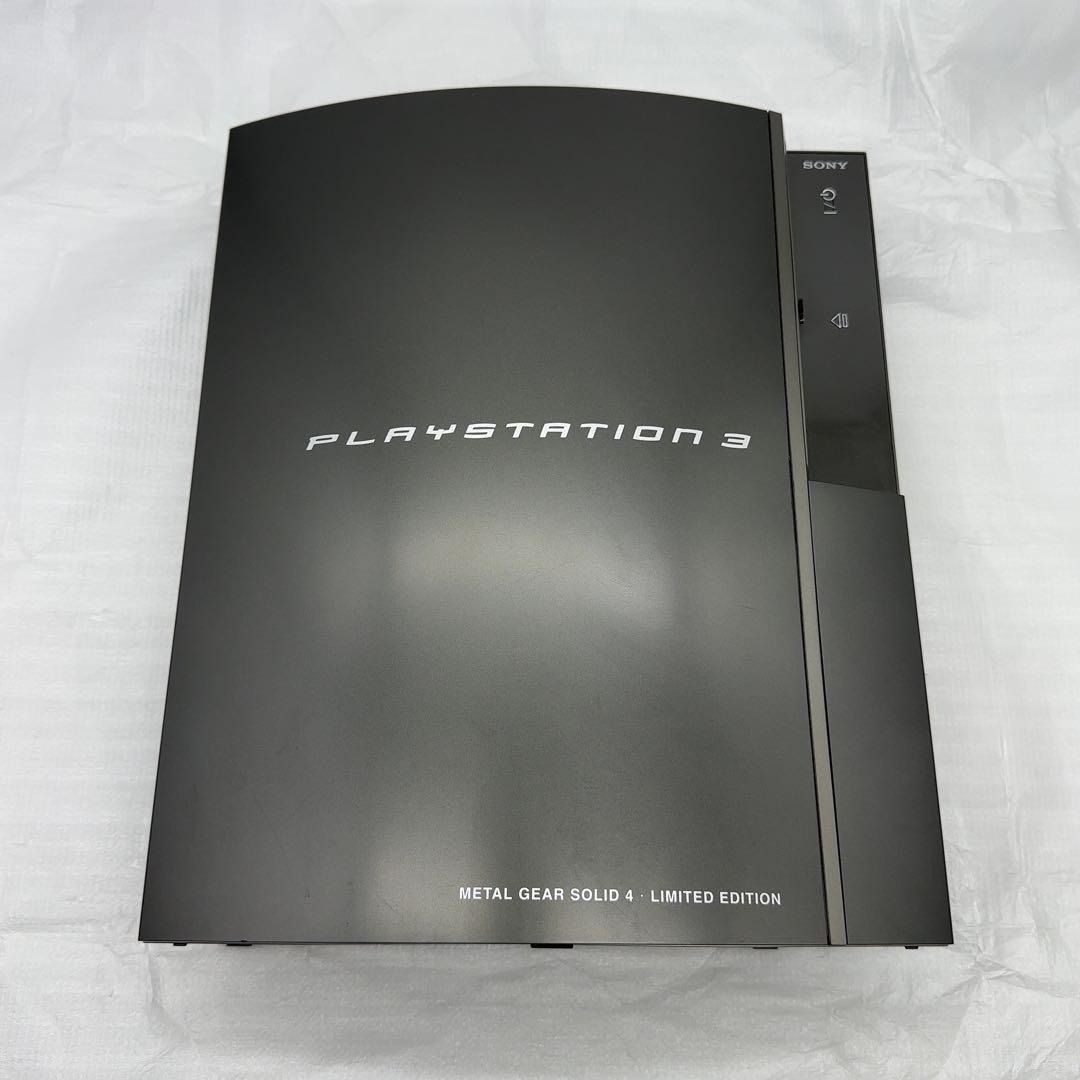 [Rare/Fully functional] PS3 main unit CECHH00 Metal Gear Solid Steel ...