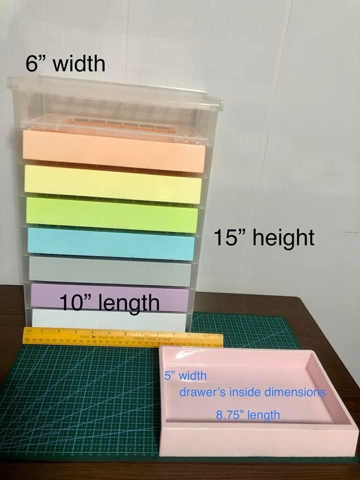 Really Useful Boxes Medium Robo Drawers (Category: Home Improvement Tools & Accessories) located in Maria Aurora. Submitted by catnipcraf43732 (Listing ID 1347433709, Image 2). Description: Medium Robo Drawers with 8 x 0.9 liter drawers in pastel rainbow colors perfect for storing school/art/crafting materials Really Useful Products from UK.