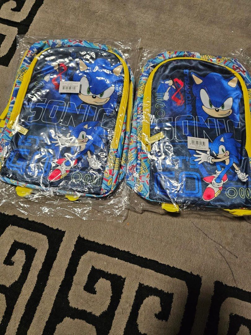 Sonic Mini Backpack (Category: Babies & Kids Fashion) located in Singapore. Submitted by huddyhuda (Listing ID 1347410313, Image 3). Description: Mini Sonic backpack. Bought for kids but they don’t like it. Selling for $30 each! Pm if keen. .