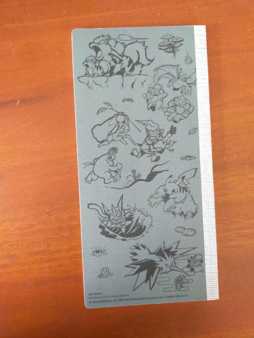 UNUSED Japanese Pokemon Grid Notebook (Category: Stationery & School Supplies) located in Makati City. Submitted by essi.thrifties (Listing ID 1347324684, Image 2). Description: Unused notebook that I bought on a japan trip at Osaka a few years back. Size: 3/4 lengthwise of an A5 notebook..