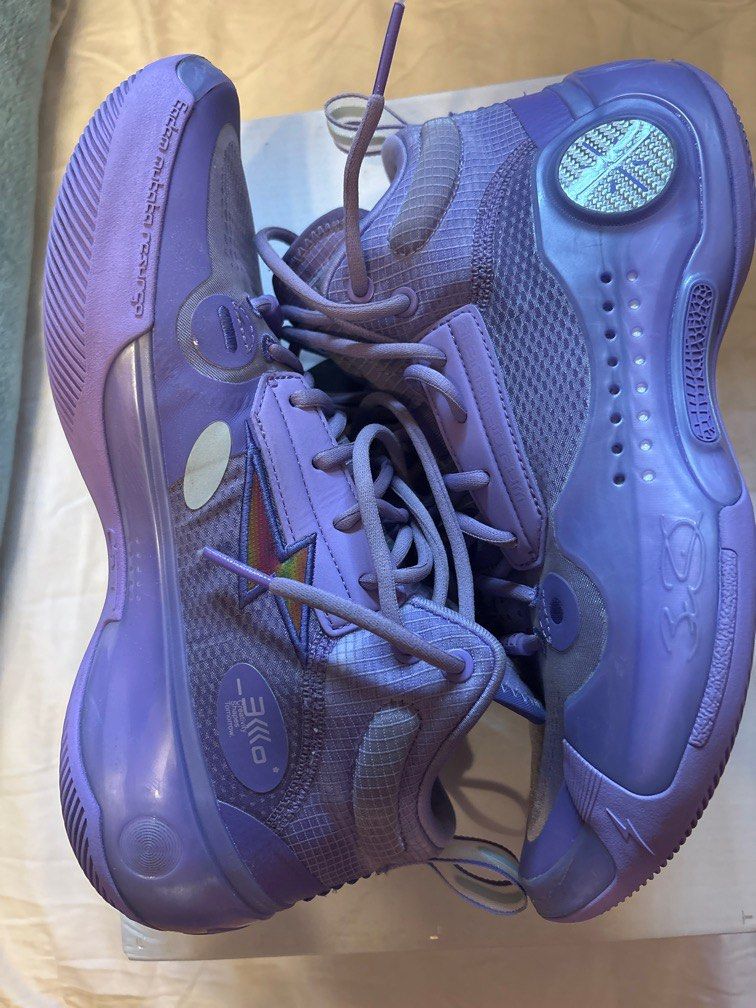 Way of wade 10 lavender (Category: Sneakers) located in Paranaque City. Submitted by inzusflash (Listing ID 1347291771, Image 1). Description: Wow 10 for only 6k! Size 8 US mens/ EU 41 Hands down my best performing shoe when playing bball/vball Rfs: need funds Paranaque location Delivery via lala or grab paid by the buyer Price slightly nego IF SURE BUYER Pm for more pics .