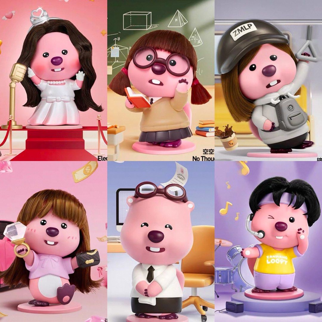 ZANMANG LOOPY's MOMENTS POPMART / FULL SET / CONFIRMED DESIGN