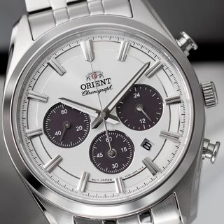 東方錶 ORIENT SOLAR 太陽能 series 銀色面 不銹鋼 5 ATM 防水 藍寶石抗磨損鏡面 RA-TX0305S64214781980675110
