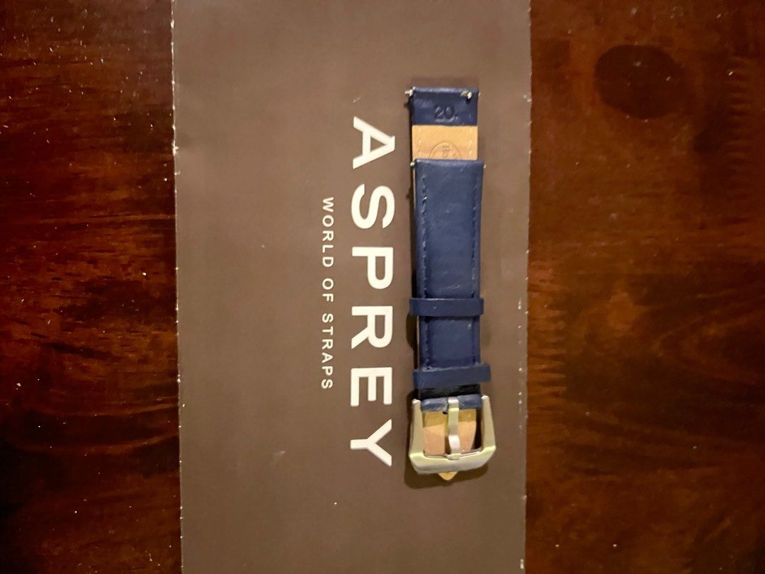 Asprey Leather Strap (helping tag: Omega x Swatch alternative strap) (Category: Women's Watches) located in Taguig. Submitted by _gg06 (Listing ID 1347525344, Image 3). Description: Never used asprey leather strap Was supposed to use it for my Omega x Swatch for alternative strap Brand new Rfs: decluttering :).