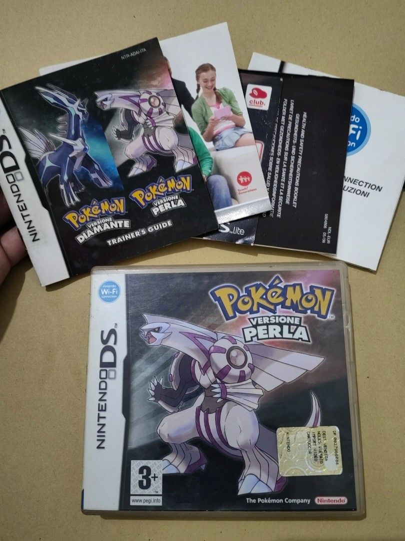 AUTHENTIC POKEMON PEARL CASE AND MANUAL ONLY (Category: Nintendo) located in Cavite. Submitted by princeyohhan (Listing ID 1347568930, Image 1). Description: CASE AND MANUAL ONLY NO GAMES INCLUDED.