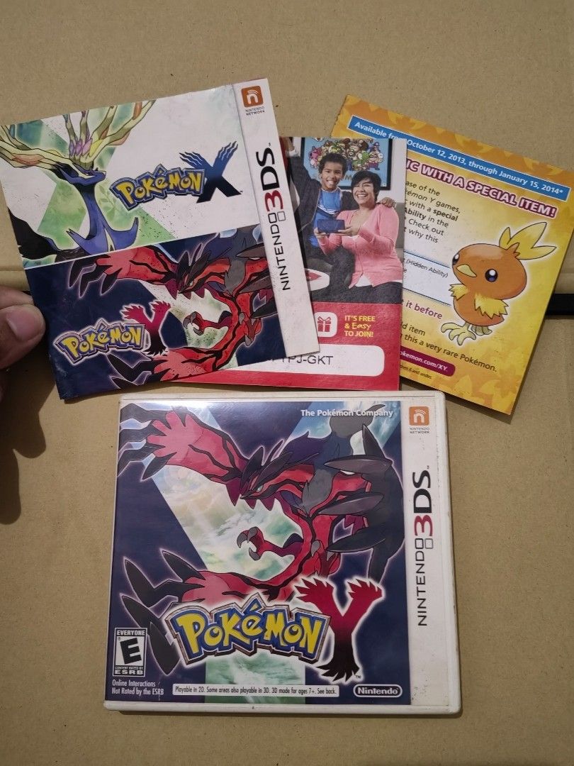 AUTHENTIC POKEMON Y CASE AND MANUAL ONLY (Category: Nintendo) located in Cavite. Submitted by princeyohhan (Listing ID 1347569377, Image 1). Description: CASE AND MANUAL ONLY NO GAMES.