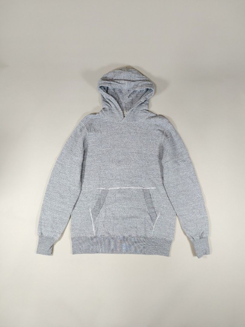 Buzz Rickson's Japan 4-Needle Loopwheel Hoodie (Gray) (Category: Coats, Jackets and Outerwear) located in Roxas City. Submitted by fadesandpatinas (Listing ID 1347645872, Image 1). Description: Buzz Rickson's Japan 4-Needle Loopwheel Hoodie (Gray) Tagged Medium Best fit M-L Measurements: Pit - 21" Length - 26.5" Shoulder - 17" Sleeve - 26" Buzz Rickson's jersey are knitted on original 4-needle 1920's vintage loopwheel machines in Japan. The facil
