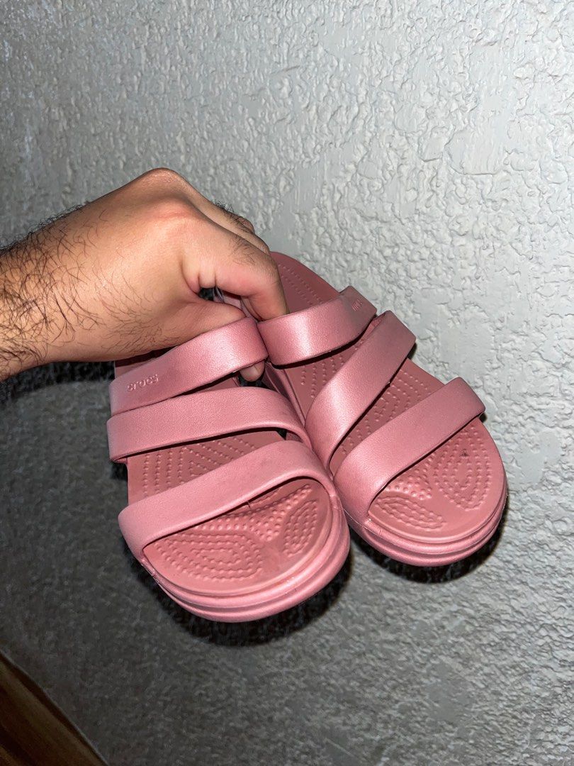 Crocs Womens Monterey Strappy Wedges (Category: Wedges) located in San Pedro. Submitted by deegeez (Listing ID 1347539856, Image 2). Description: Size 6 Women Only twice used MOP: Seabank or BPI no box.