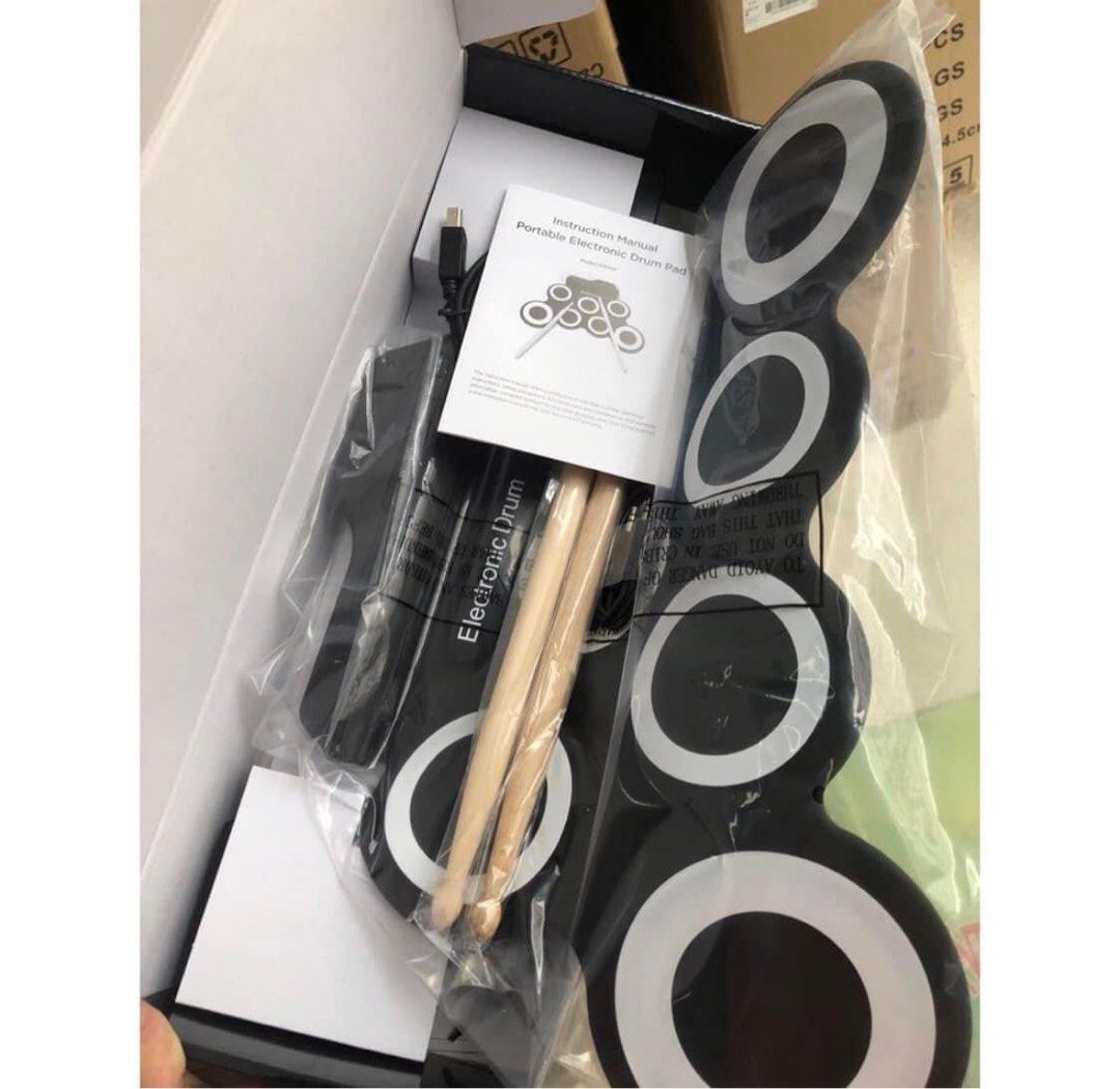 Digital Drum Set with free Speakers (Category: Musical Instruments) located in Manila. Submitted by drinlima (Listing ID 1347577970, Image 2). Description: DIGITAL DRUM KIT HIGH QUALITY SOUNDS!!! Inclusions: ✅Free Speaker ✅drum stick ✅pedal wire ✅digital drum set ✅connector ✅MANUAL FOR BEGGINER ✅BLUETOOTH SPEAKER CONNECTOR READY 1599 ONLY! MURANG MURA NA PO YAN BRAND NEW KAPAG MALL PRICE 2300❗️ MAS MAGANDA IF MY BLUETOOTH SPEAKER KAYO PARA NASA C