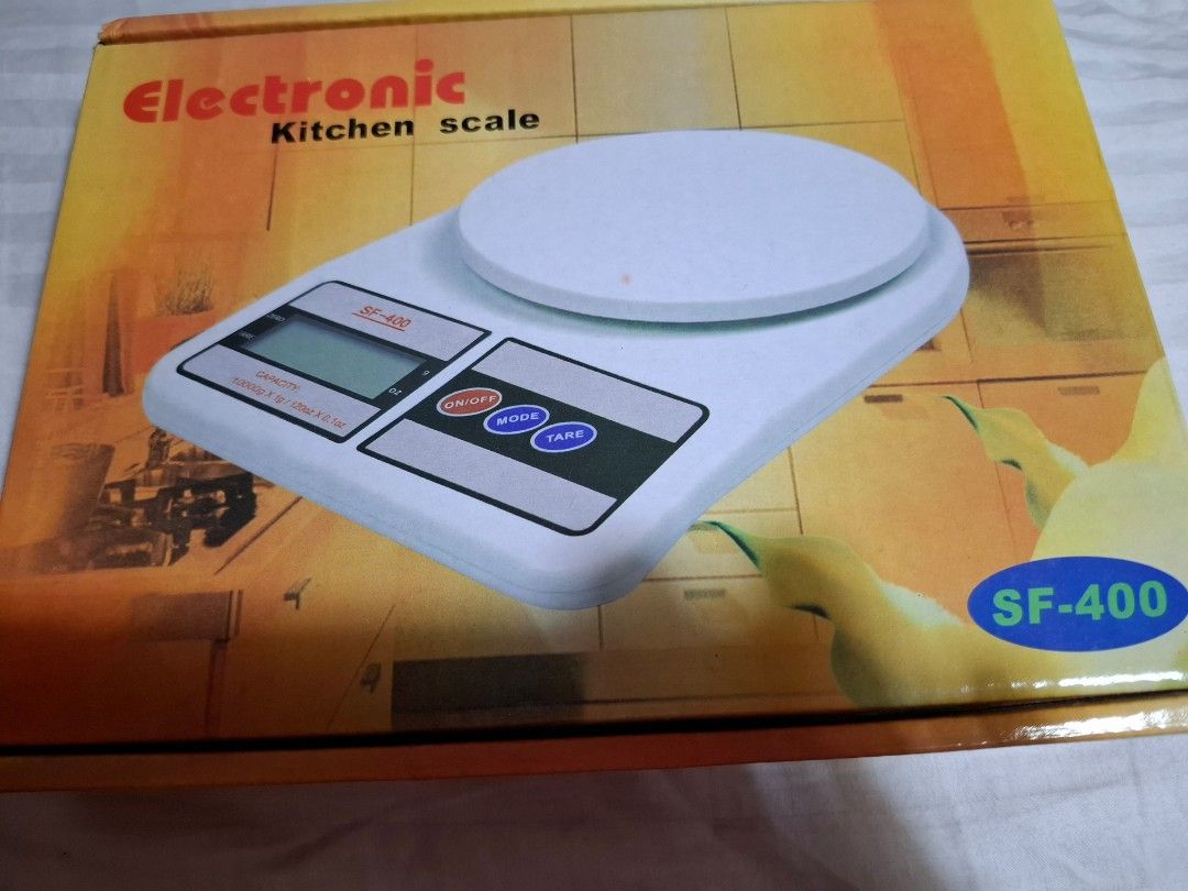 Electronic scale (Category: Medical Supplies & Tools) located in Antipolo. Submitted by cychiyo (Listing ID 1347526646, Image 1). Description: Electronic kitchen scale brand new in box with battery ( uses 2 AAs) no issues tested, working as it should bought for a hobby, but decided on a new hobby instead.