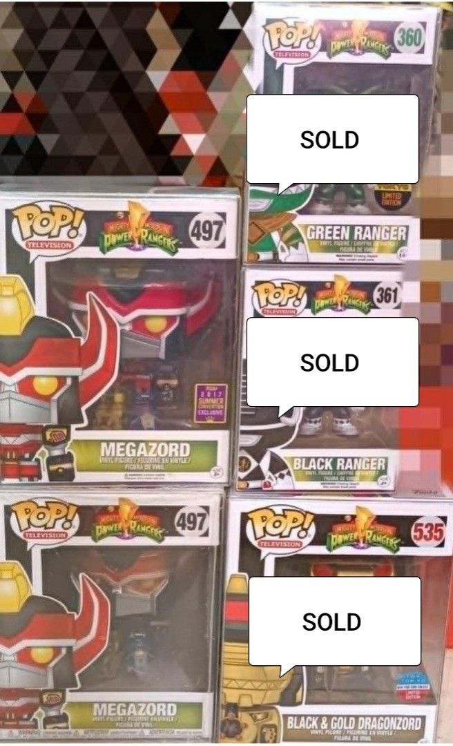 Funko Pop Exclusivo De Megazord Morphicon Black And Gold