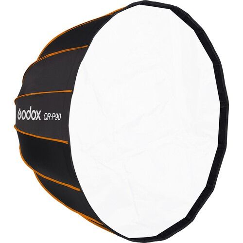 Godox P90 Quick Release Parabolic Softbox with Bowens Mount (35.4") (Category: Lighting & Studio Equipment) located in Quezon City. Submitted by imax12345 (Listing ID 1347570932, Image 2). Description: Godox P90 Quick Release Parabolic Softbox with Bowens Mount (35.4") ✅ Soft Light with an Edge of Crispness ✅ Focused Light Offers Directional Control ✅ Increased Dimension, Detail & Contrast ✅ Reduced Spill Light, Easy Feathering ------------------