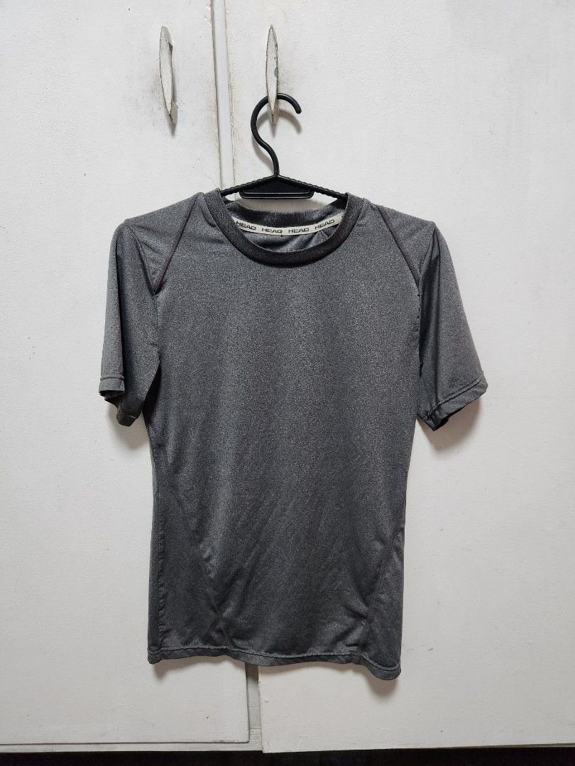 Head Gray Compression Shirt for Men (Small) (Category: Activewear) located in Quezon City. Submitted by jeffdeclutter (Listing ID 1347606471, Image 1). Description: Head Gray Compression Shirt for Men (Small) RFS: Became too small for me Payment thru BPI/Gcash/Maya Delivery thru LBC/GogoExpress/Lalamove/Grab/J&T.