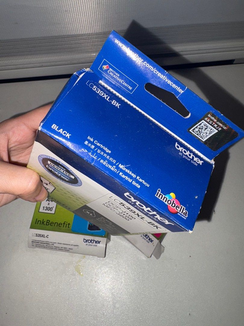 INK BENEFIT LC539XL-BK BUNDLE (Category: Printers, Scanners & Copiers) located in Manila. Submitted by violoot (Listing ID 1347620461, Image 2). Description: got each for 400 plus each, selling the three for 800 rfs: i got a new printer -slightly negotiable.