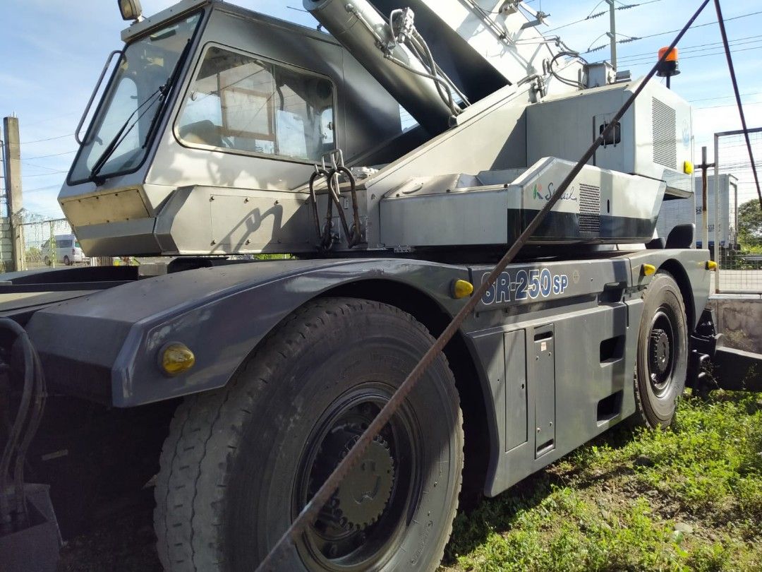 Kato 25tons rough terrain crane (Category: Construction & Building Materials) located in Makati City. Submitted by ztak13 (Listing ID 1347515902, Image 2). Description: kato 25tons rough terrain crane 1996 yr model Japan Surplus Contact no. 09175699818.