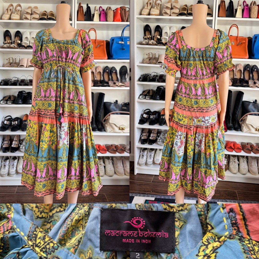 Macrame Bohemia (Category: Dresses) located in Antipolo. Submitted by clauds.thetic (Listing ID 1347571587, Image 1). Description: Macrame Bohemia • Made in India • ✦ Bust: ✦ Waist: ✦ Length: ✦ Armhole:” ✦ size: ✦ Mannequin measurement is 33-25-34 | height: 5’8.