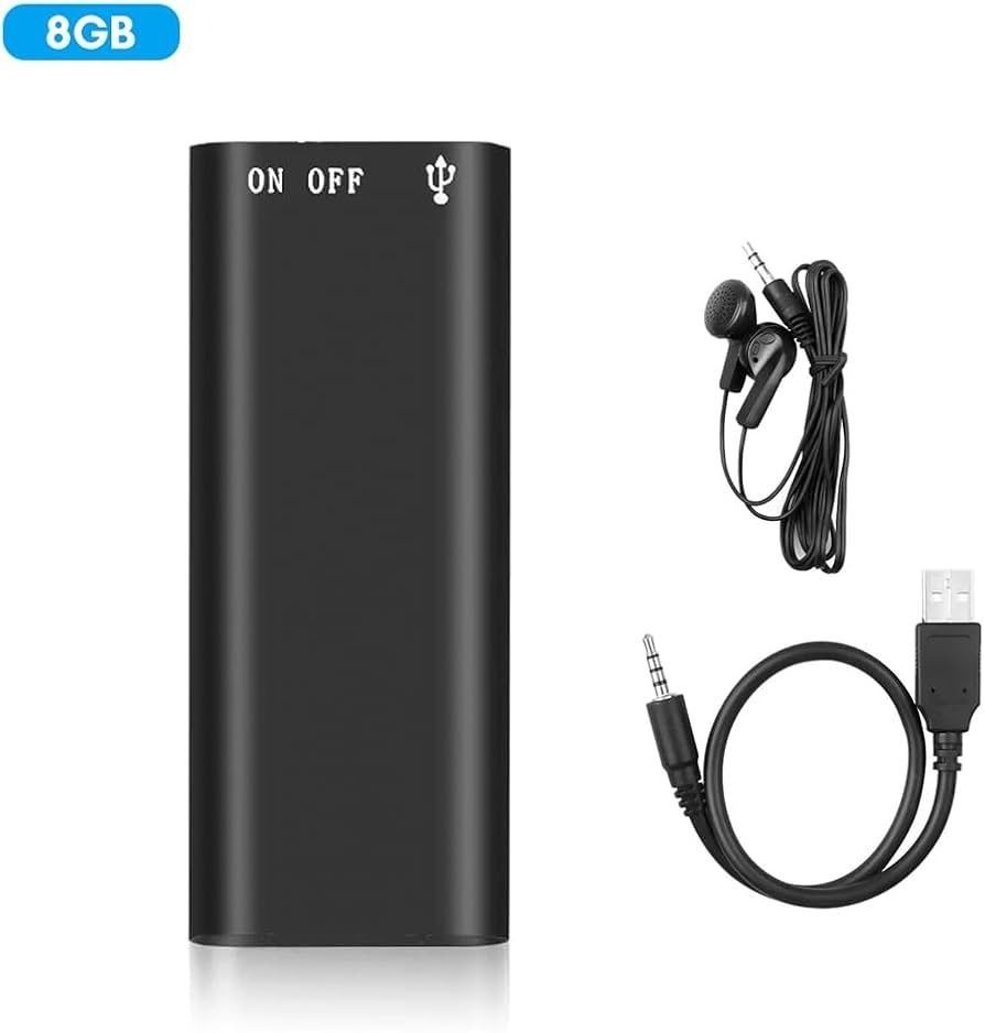 Mini Digital Voice Recorder With Built In 8GB Memory, Hidden Micro Digital Voice Audio Recorder with mp3 Music Player Playback62863086130563114