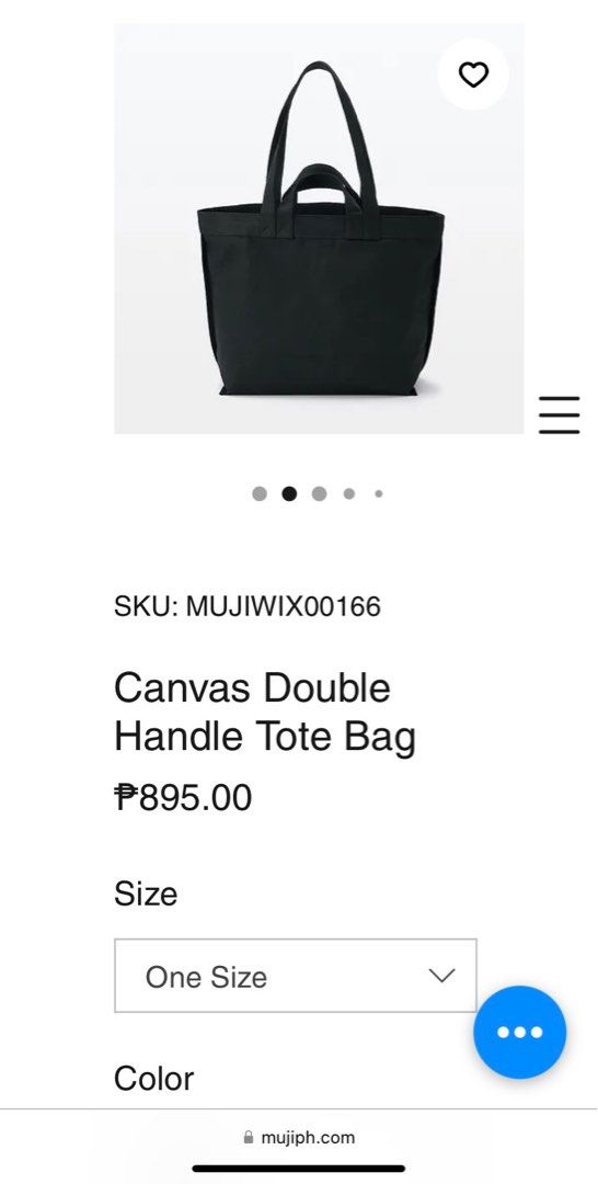 MUJI Tote Bag (Men) (Category: Luxury Bags & Wallets) located in Quezon City. Submitted by dn8967 (Listing ID 1347496260, Image 1). Description: .