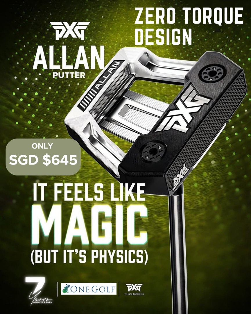 NEW 2025 PXG Allan Putter (ZERO-Torque) (LOCAL AUTHORISED PXG AGENT ...