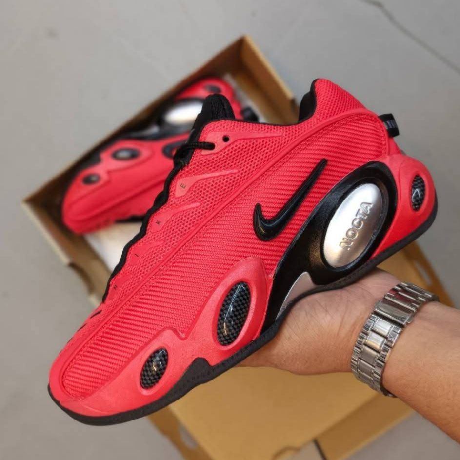 Nike Nocta Glide x "bright crimson red" (Category: Sneakers) located in Makati City. Submitted by christian148737 (Listing ID 1347509046, Image 2). Description: Grab your's now!! Just pm,me for more details ☑️ All sizes are available ☑️ Men size 40 41 42 43 44 45 ☑️We ship via lalamove manila area only for outside manila through LBC courier will do. Dont hesitate, Ask me with your concerns. I'll be right away. Thank you and Godbless us all.