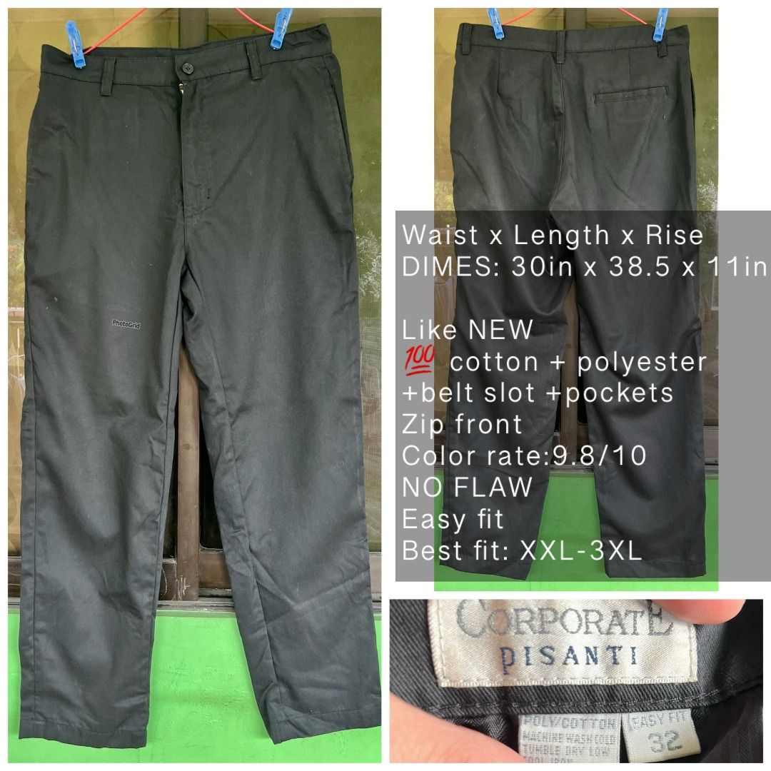 PISANTI BLACK TROUSER FOR MEN SIZE 30 (Category: Trousers) located in Valenzuela. Submitted by kristhingss (Listing ID 1347654481, Image 1). Description: 1. PLEASE READ 1ST PICTURE FOR MEASUREMENTS AND DESCRIPTION. 2. COLOR MAY VARY DUE TO LIGHTING. 3. ISSUES WILL BE MENTION IF THERE'S ANY. 4. PM FOR MORE INFO. 5. MORE PHOTOS WILL BE UPLOADED SOON. PLS STAY TUNE..