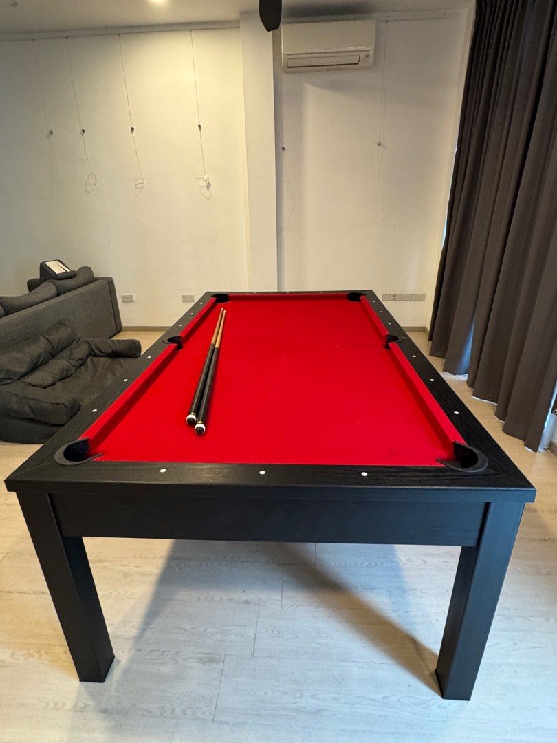 Pool Table (Category: Other Sports Equipment and Supplies) located in Singapore. Submitted by karennerak (Listing ID 1347660041, Image 2). Description: Can be converted to a dining table.