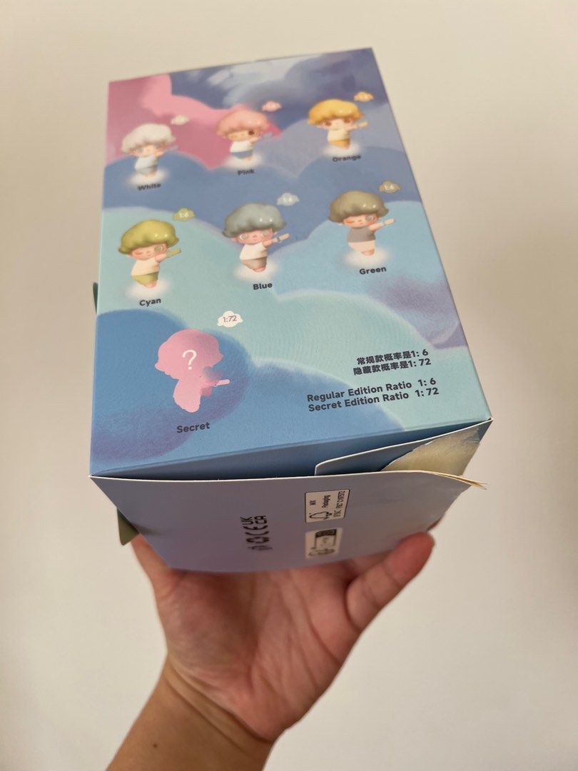 Popmart Dimoo My Cloud Companion Cyan (Category: Designer & Blind Box Toys) located in Makati City. Submitted by imajillyfish (Listing ID 1347516992, Image 3). Description: Dimoo My Cloud Companion Series Cyan Color Opened box at the bottom, sealed foil 📍Makati.