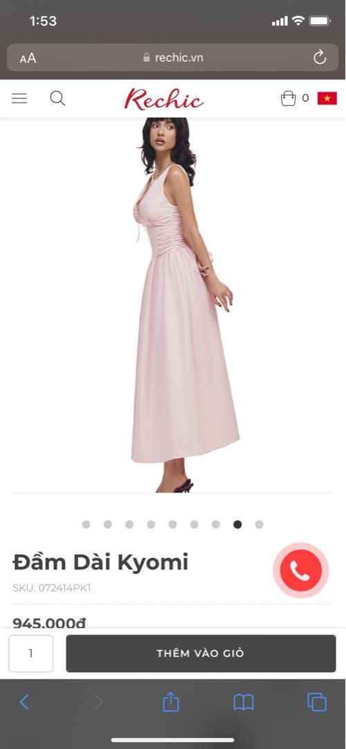 rechic.vn pink midi dress (Category: Dresses) located in Pasig City. Submitted by a9erz__ (Listing ID 1347649150, Image 3). Description: - bnwt and paper bag rechic pink midi dress - bought personally in ho chi minh for 935,000 VND - super ganda nito!!!! - actual pic and size chart posted - rfs: was gonna wear to a friend’s wedding but i changed my mind 😅.