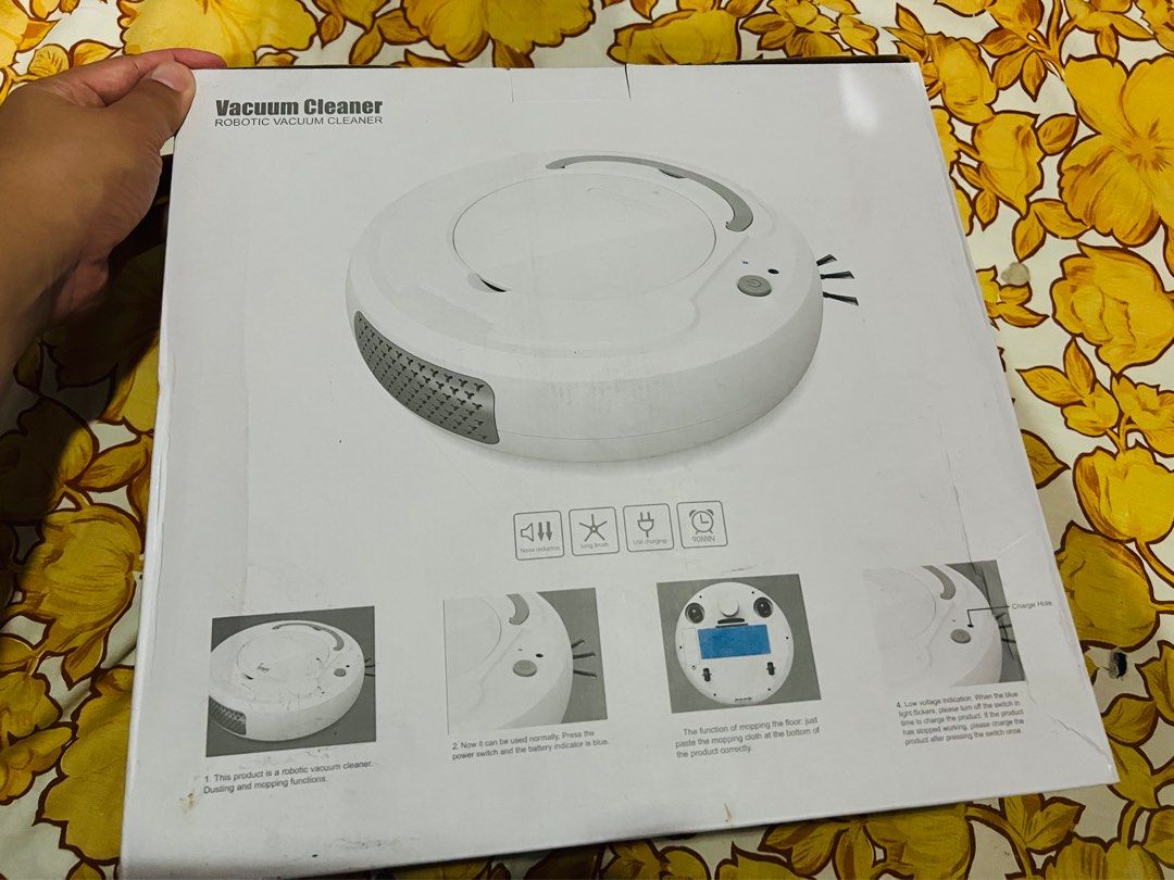Robotic Vacuum Cleaner (Category: Vacuum Cleaner & Housekeeping) located in Caloocan City. Submitted by bendcss (Listing ID 1347588381, Image 2). Description: 1 pc Like New and 1 Brand New Hassle-Free Cleaning! Let robot vacuum do the dirty work for you! it delivers powerful suction, smart navigation, and quiet performance for spotless floors with zero effort. Perfect for busy homes, it’s your shortcut to a cleaner space..