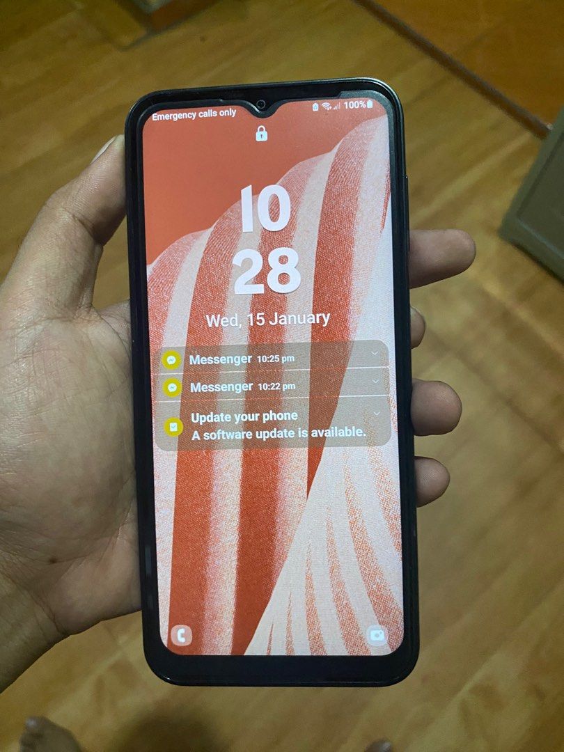 Samsung Galaxy A14 - 128 GB (Category: Samsung) located in Caloocan City. Submitted by linxclpx (Listing ID 1347622300, Image 2). Description: Samsung Galaxy A14 (Black) • Display: 6.6” PLS LCD, FHD+ (1080 x 2408) resolution • Processor: MediaTek Helio G80 • Storage & RAM: 128GB storage, 4GB RAM (expandable via microSD) • Cameras: • Rear: 50MP (main) + 5MP (ultra-wide) + 2MP (macro) • Front: 13MP selfie camera • Battery: 5000mAh with 15W fast cha