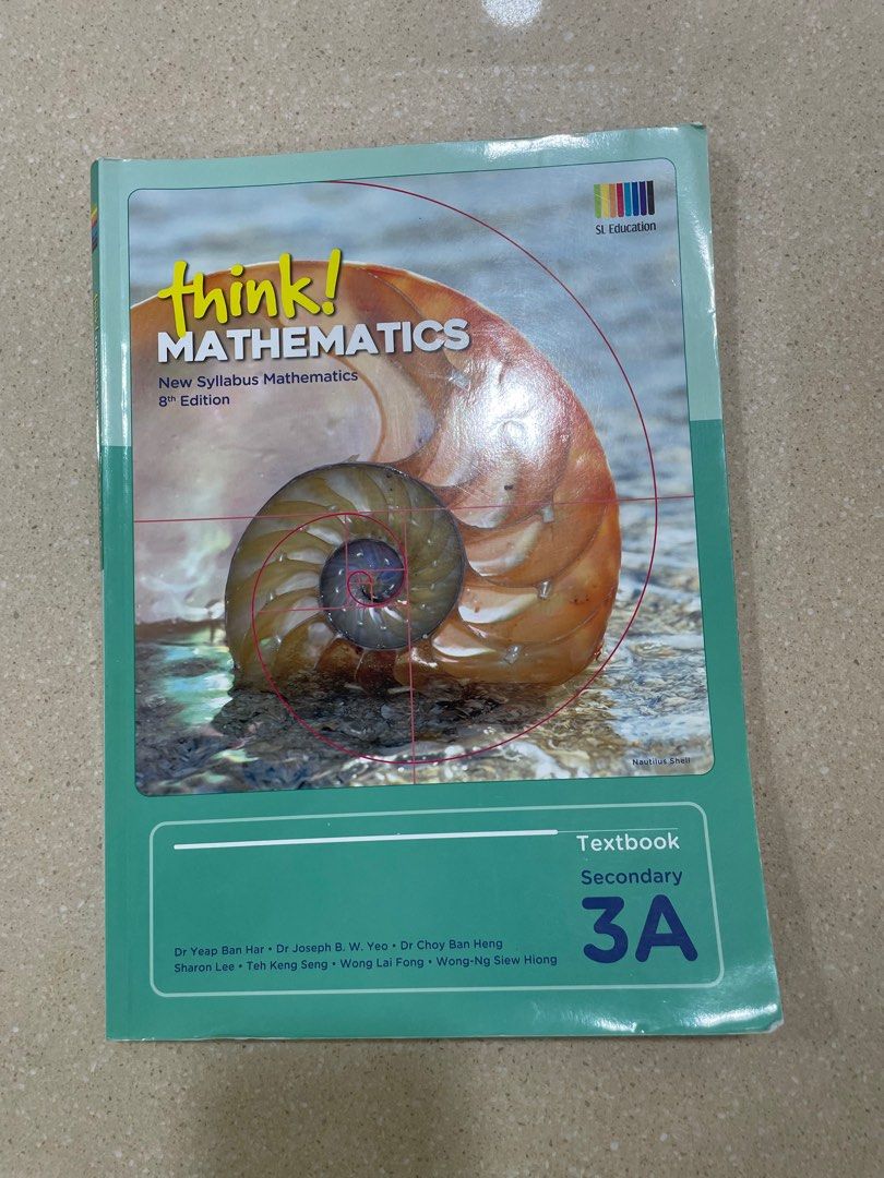 Sec 3 Elementary Math Textbook A (Category: Textbooks) located in Singapore. Submitted by ws378 (Listing ID 1347577827, Image 1). Description: Few annotations inside, but mostly clean New syllabus Meet up: south-western central part of SG.