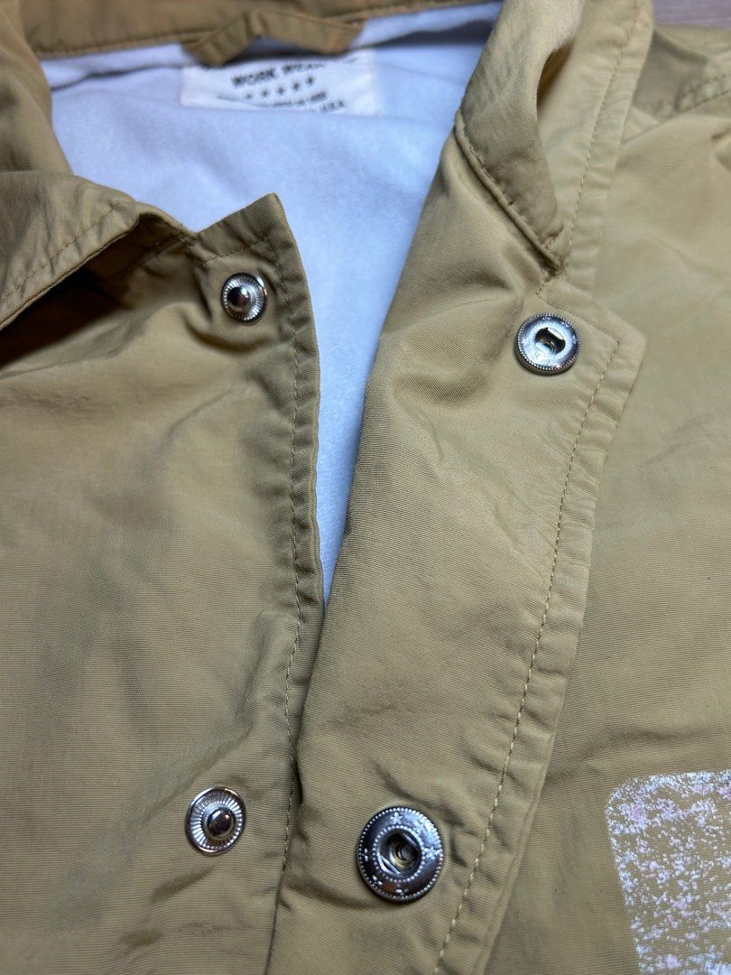 Jacket (Category: Coats, Jackets and Outerwear) located in Singapore. Submitted by gooppwr (Listing ID 1347577318, Image 6). Description: Reduce to $20 conservatively rate it as well used but it is in good condition Used but nothing broken or torn . Note faded front logo & collar. Pit to pit 57 cm , actual measurement. Wordings on both sleeve & back make this a pretty bad ass street jacket . .