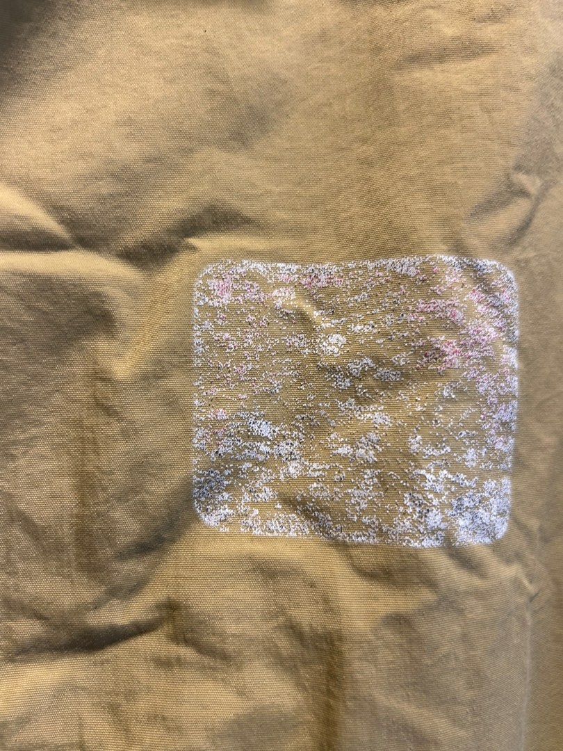 Jacket (Category: Coats, Jackets and Outerwear) located in Singapore. Submitted by gooppwr (Listing ID 1347577318, Image 9). Description: Reduce to $20 conservatively rate it as well used but it is in good condition Used but nothing broken or torn . Note faded front logo & collar. Pit to pit 57 cm , actual measurement. Wordings on both sleeve & back make this a pretty bad ass street jacket . .