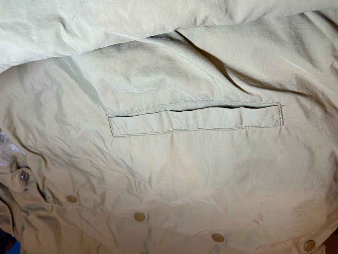 Jacket (Category: Coats, Jackets and Outerwear) located in Singapore. Submitted by gooppwr (Listing ID 1347577318, Image 5). Description: Reduce to $20 conservatively rate it as well used but it is in good condition Used but nothing broken or torn . Note faded front logo & collar. Pit to pit 57 cm , actual measurement. Wordings on both sleeve & back make this a pretty bad ass street jacket . .