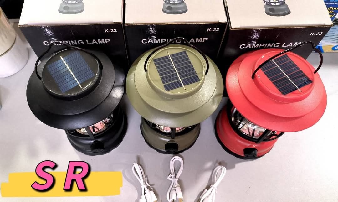 Solar camping light (Category: Hiking & Camping) located in Mandaluyong City. Submitted by shopmla (Listing ID 1347656309, Image 2). Description: Solar camping light @350. Get 3 for 1k SF applies Gcash BPI family.
