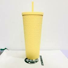 Starbucks Bling 24oz Butter Yellow