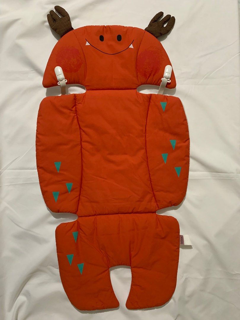 Stroller Pad | Stroller Cushion (Category: Strollers) located in Marikina City. Submitted by mom.open.cabinet (Listing ID 1347648531, Image 1). Description: Bebear brand ung orange Take all na only for ₱385.