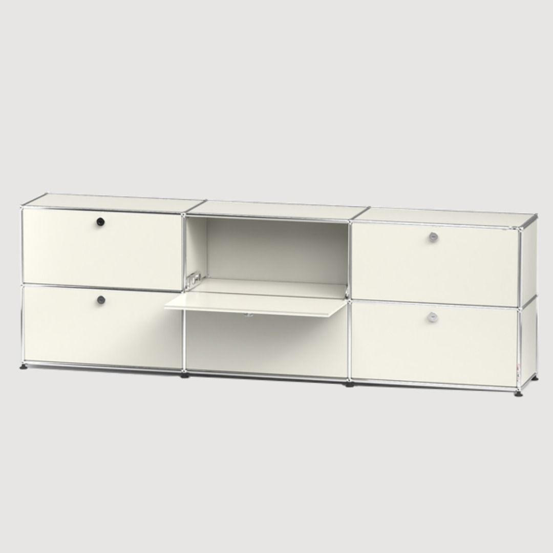 usm haller high board double row with door triple module, Furniture ...