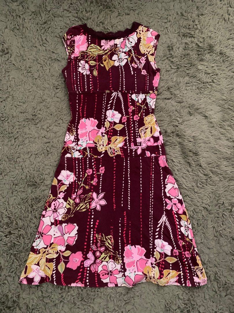 vintage ROXY y2k summer dress (Category: Dresses) located in Agoo. Submitted by st3ffy (Listing ID 1347472104, Image 3). Description: xs on tag pa-midi dress ituu .